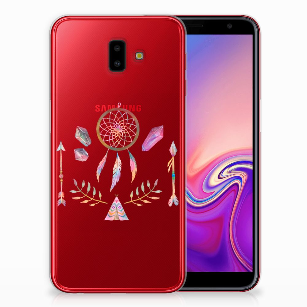Samsung Galaxy J6 Plus (2018) Telefoonhoesje met Naam Boho Dreamcatcher