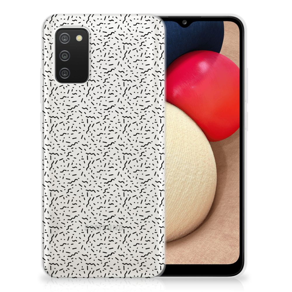 Samsung Galaxy A02s TPU bumper Stripes Dots B2C Telecom