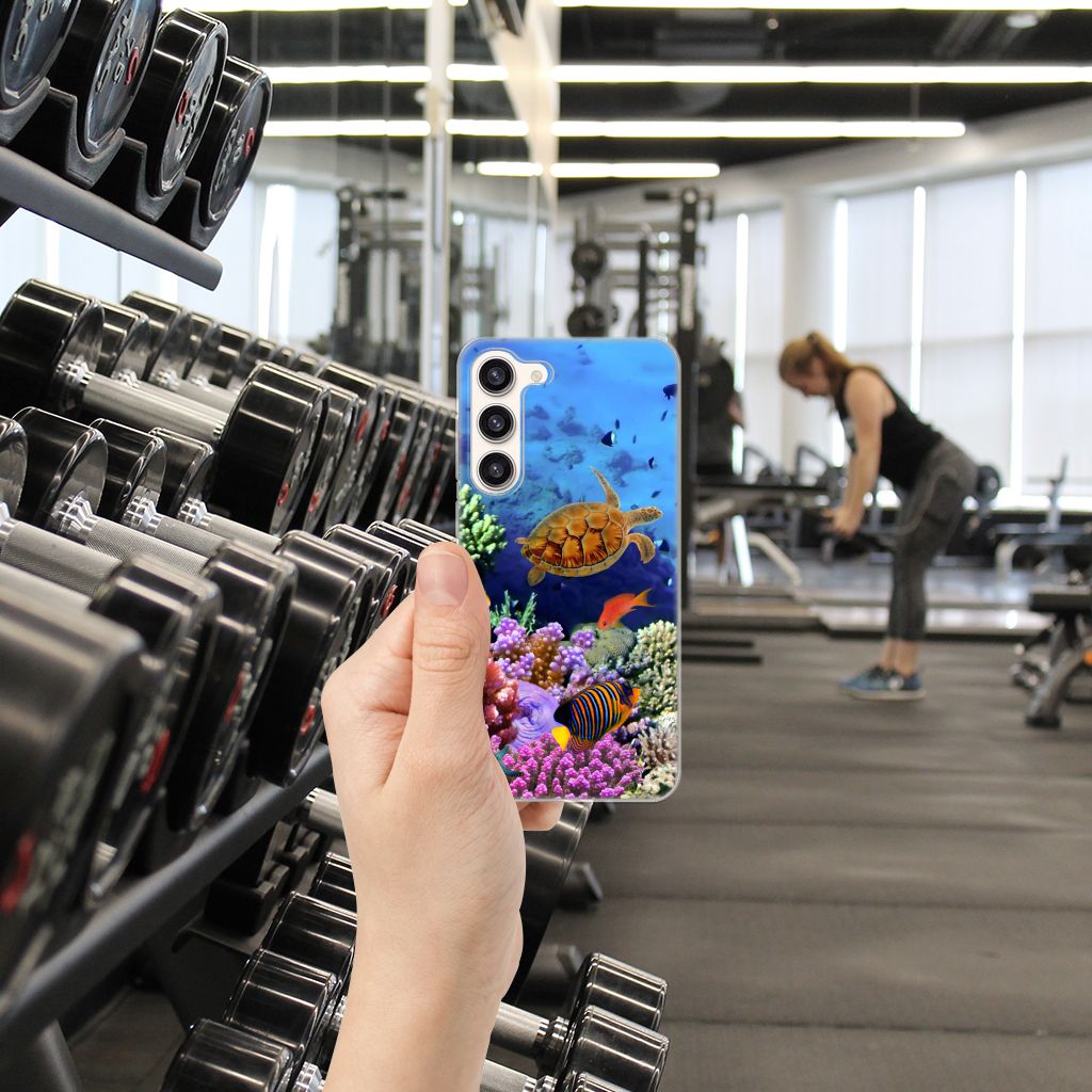 Samsung Galaxy S23 Plus TPU Hoesje Vissen B2C Telecom