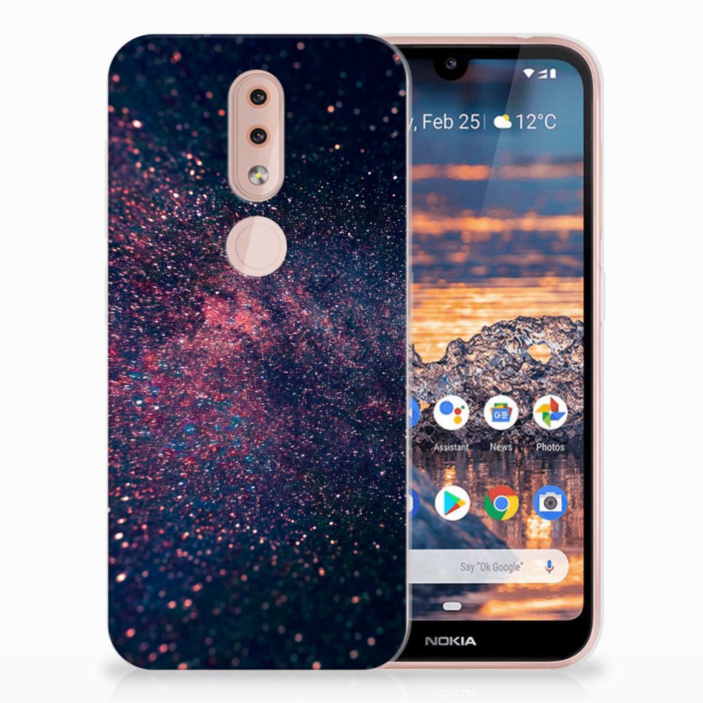 Nokia 4.2 TPU Hoesje Stars