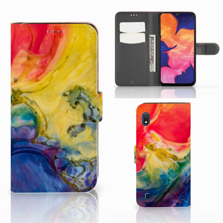 Hoesje Samsung Galaxy A10 Watercolor Dark