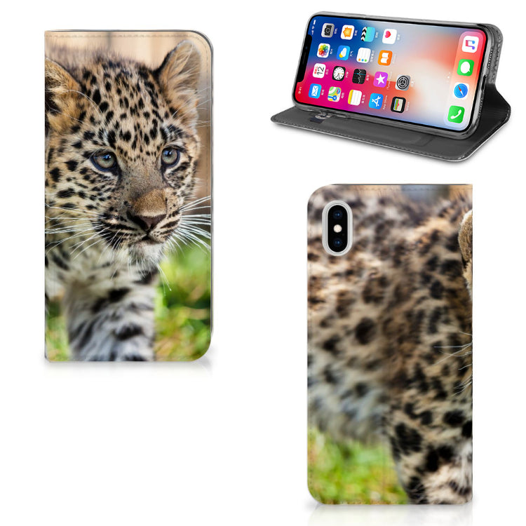 Apple iPhone Xs Max Hoesje maken Baby Luipaard
