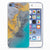 Apple iPod Touch 5 | 6 TPU Siliconen Hoesje Marble Blue Gold