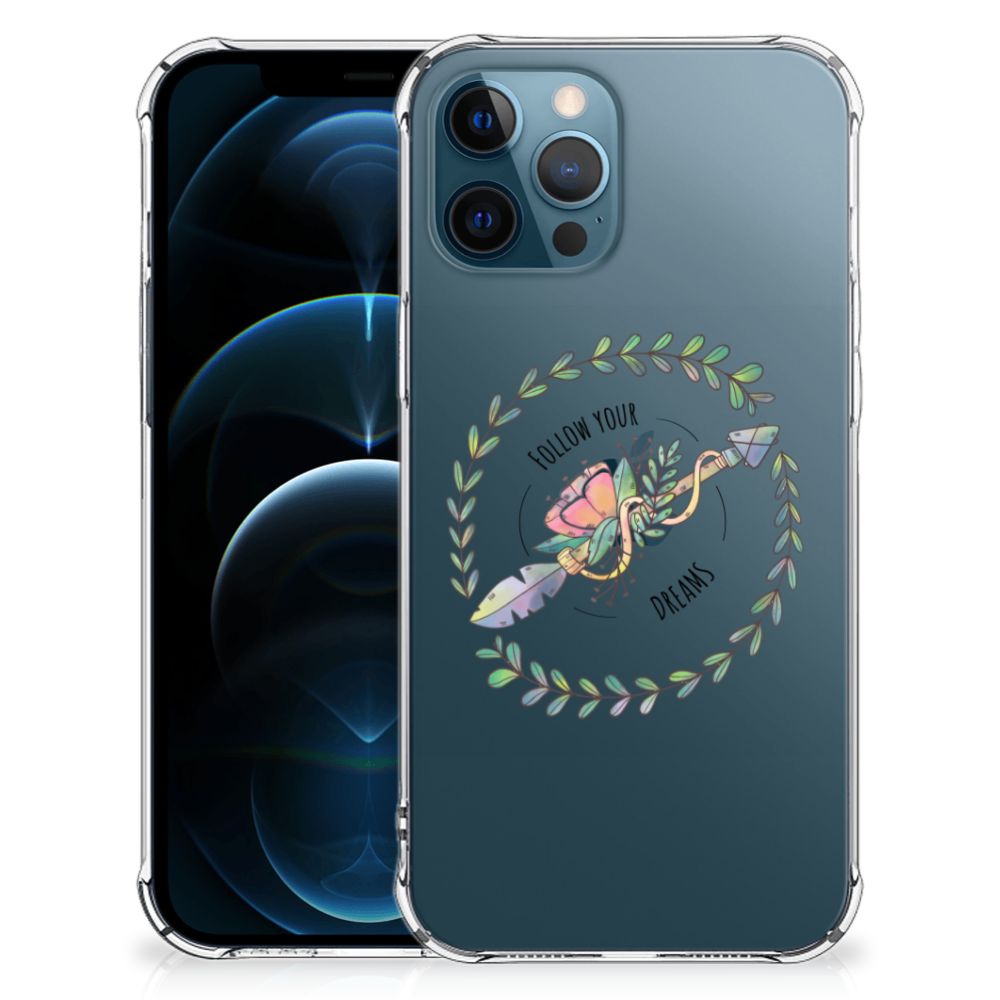 iPhone 12 | 12 Pro Stevig Bumper Hoesje Boho Dreams B2C Telecom