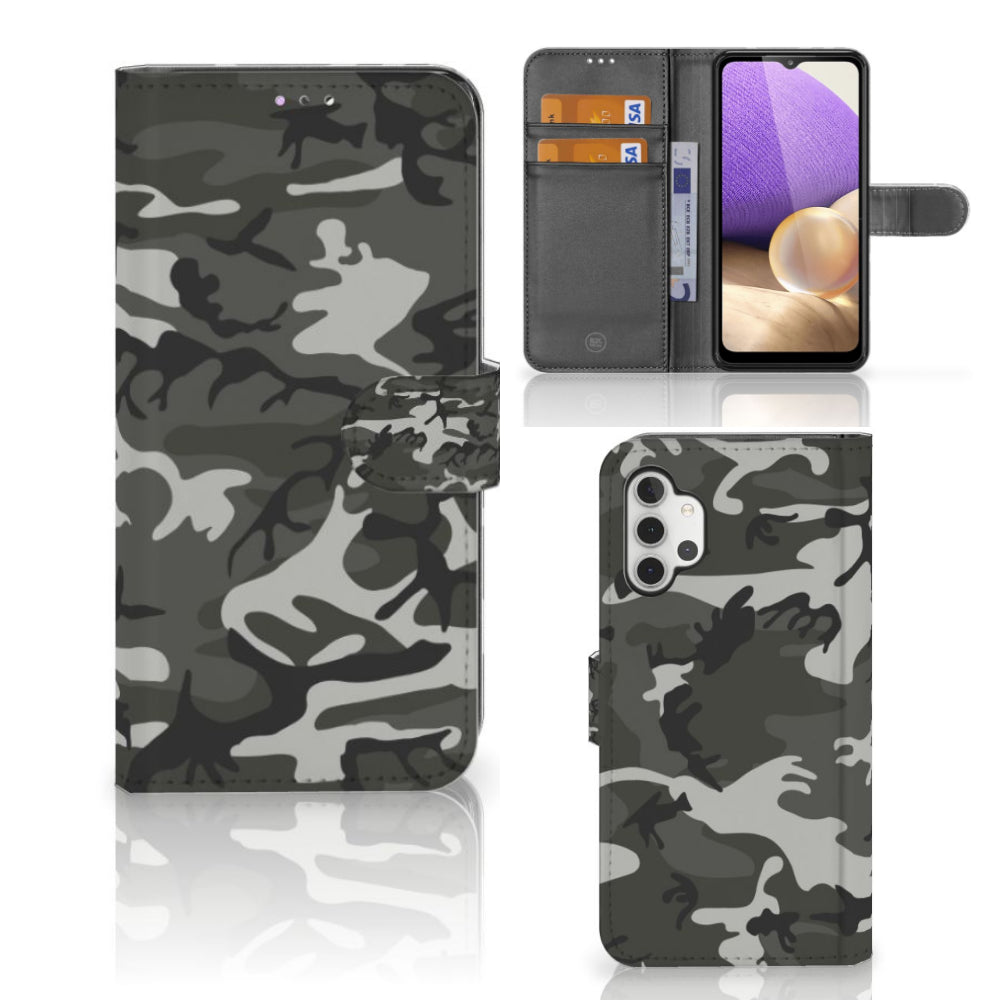 Samsung Galaxy A32 4G Telefoon Hoesje Army Light