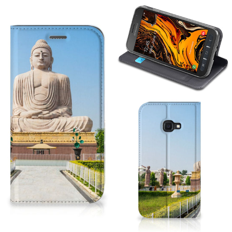 Samsung Galaxy Xcover 4s Book Cover Boeddha