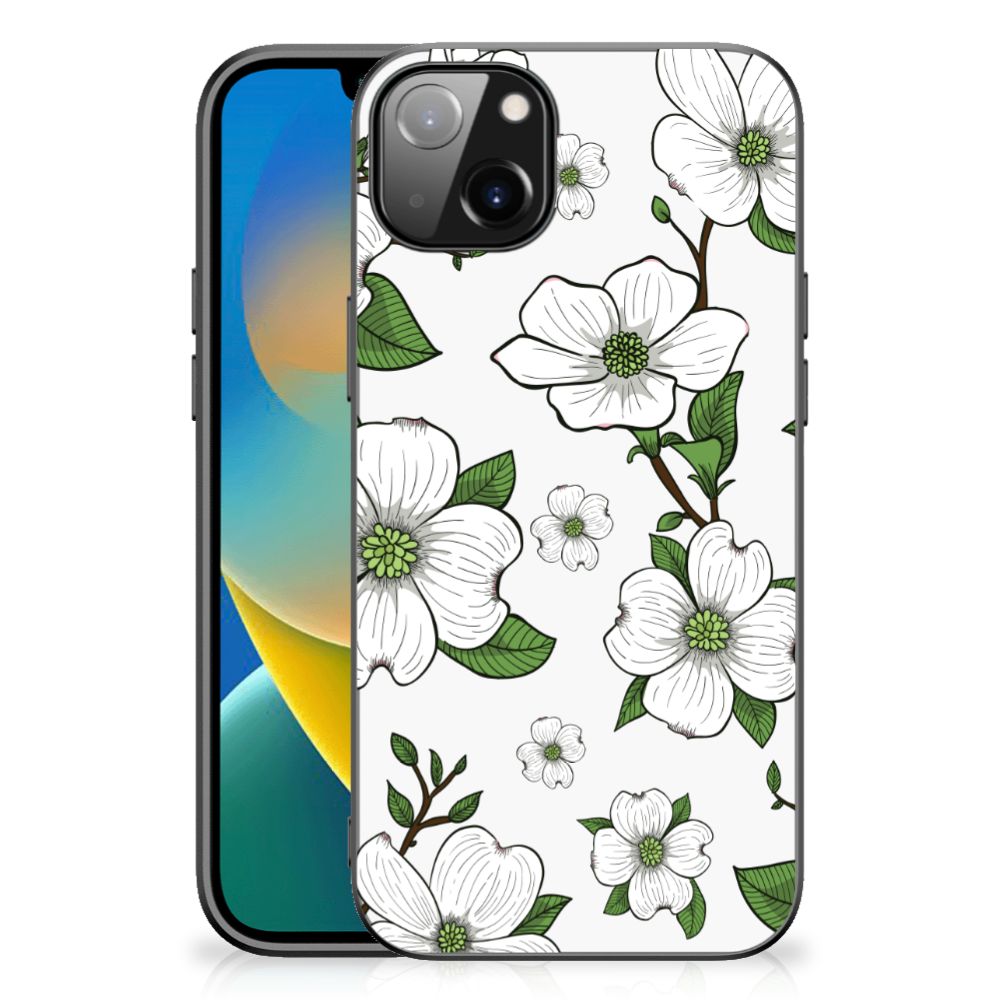 iPhone 14 Plus Bloemen Hoesje Dogwood Flowers