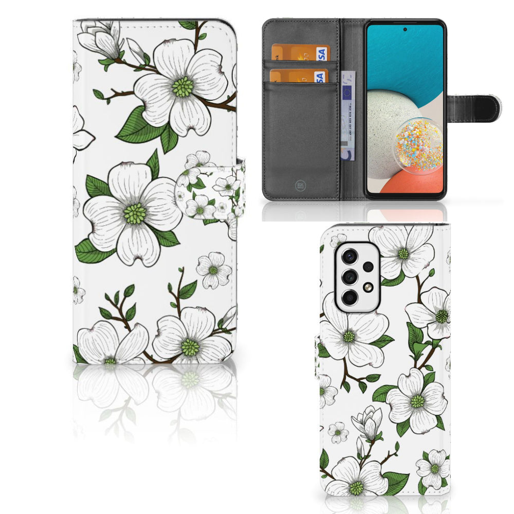 Samsung Galaxy A53 Hoesje Dogwood Flowers