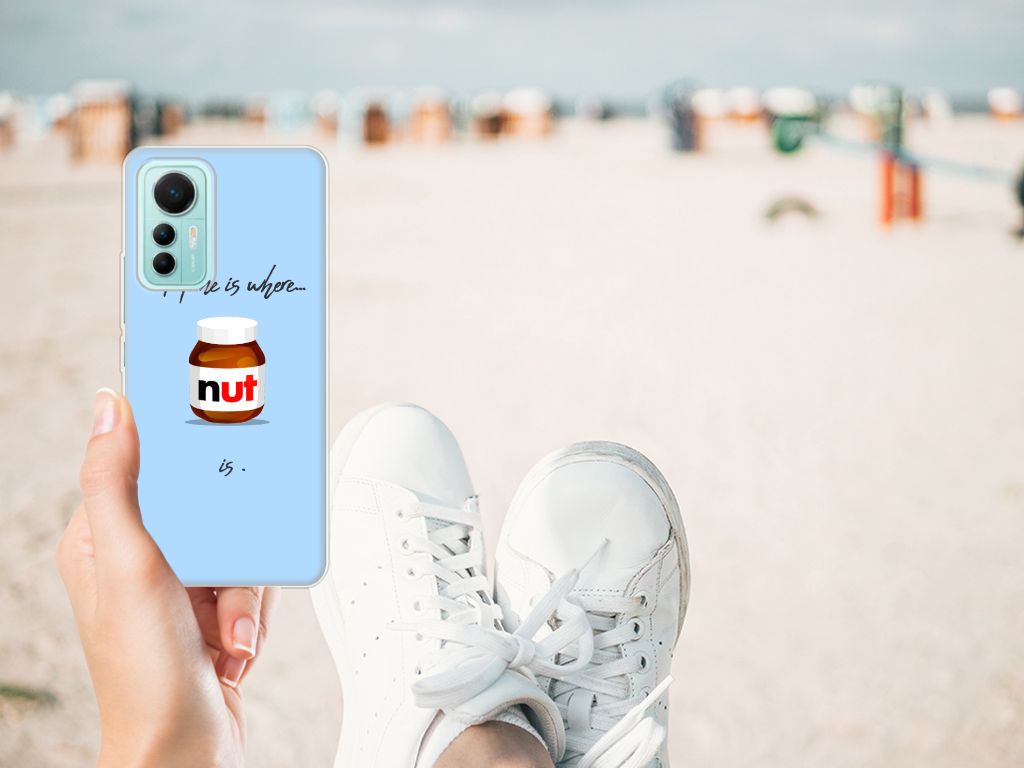 Xiaomi 12 Lite Siliconen Case Nut Home