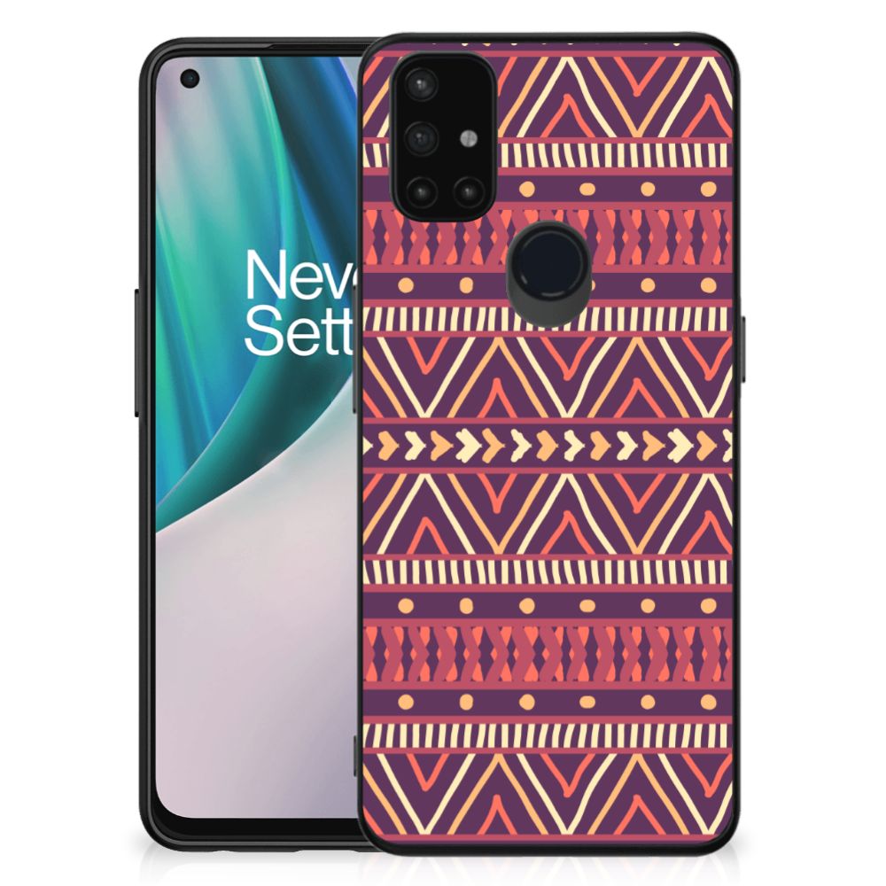 OnePlus Nord N10 5G Back Case Aztec Paars
