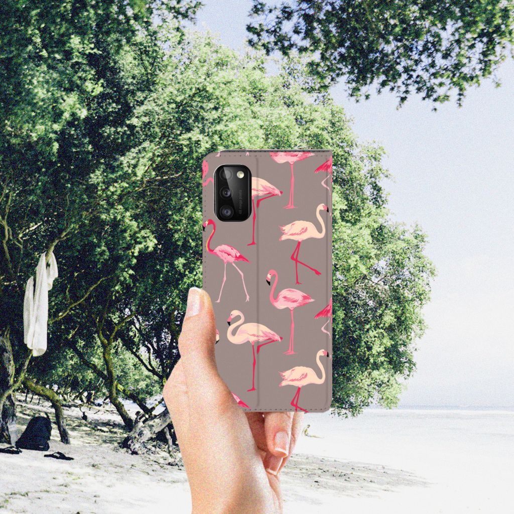 Samsung Galaxy A41 Hoesje maken Flamingo - B2C Telecom
