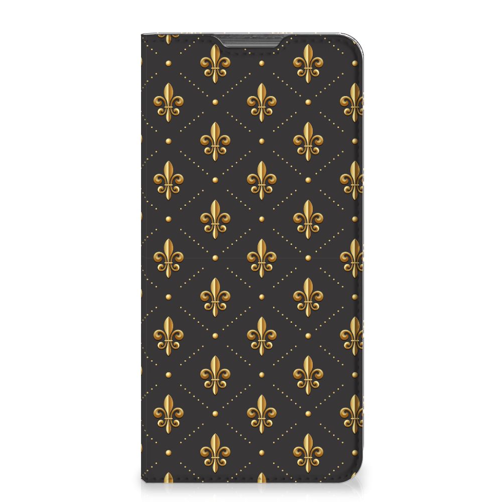 Motorola Moto G52 | Moto G82 Hoesje met Magneet Franse Lelie - B2C Telecom