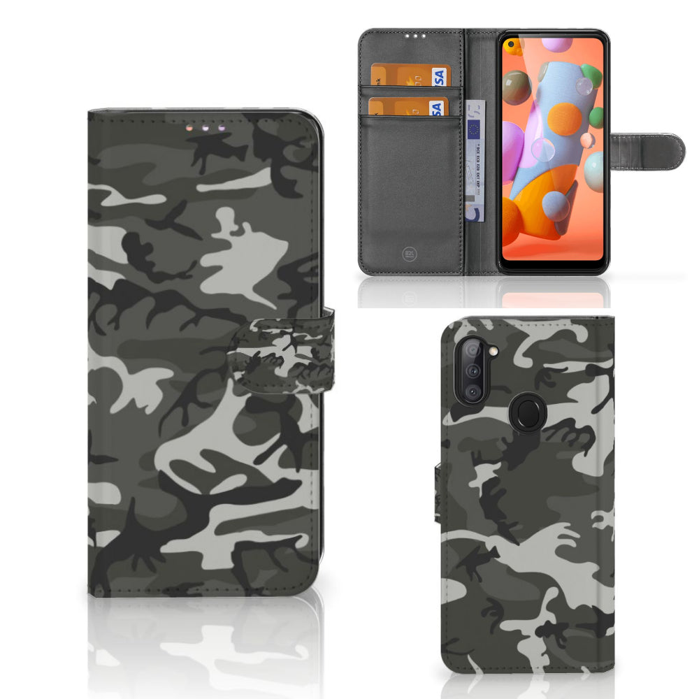Samsung Galaxy M11 | A11 Telefoon Hoesje Army Light