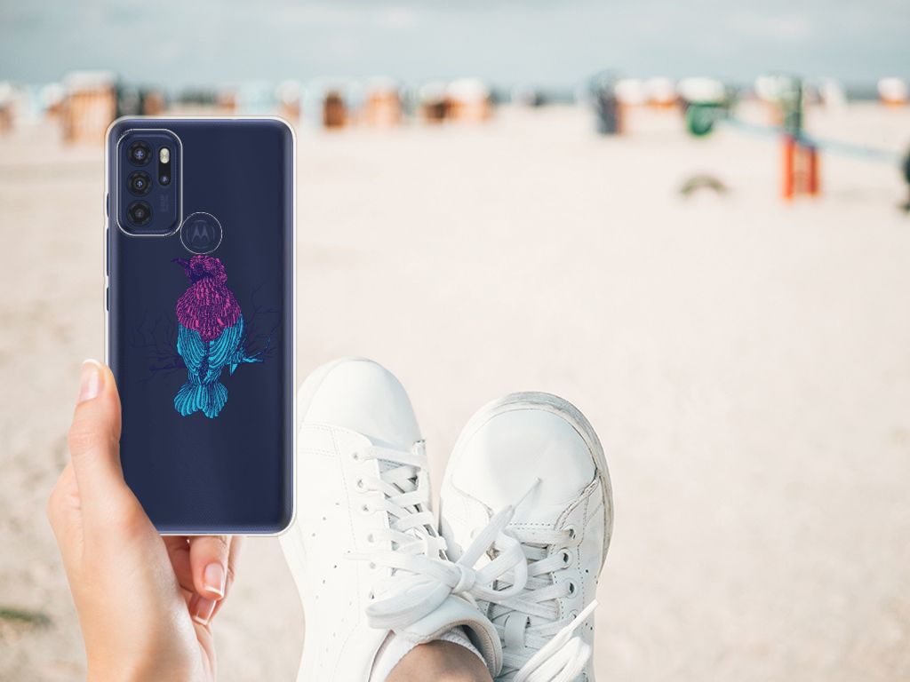Motorola Moto G60s Telefoonhoesje met Naam Merel B2C Telecom