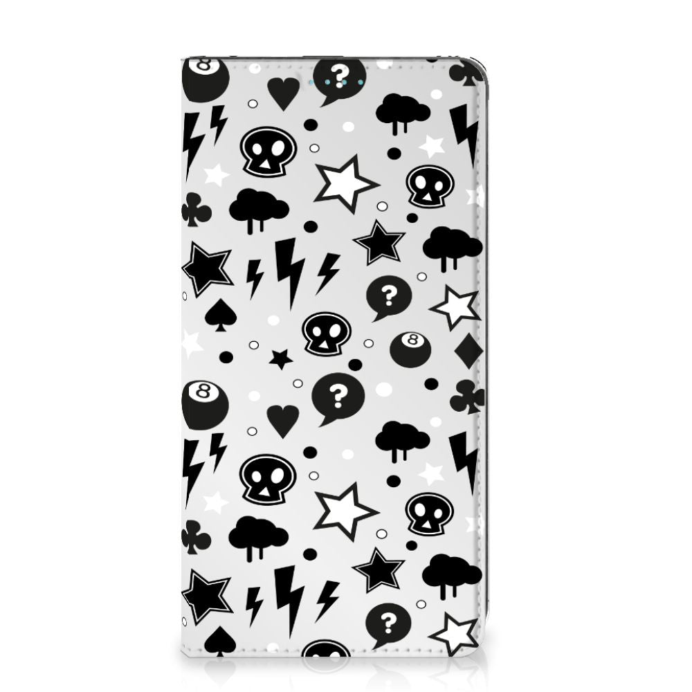 Mobiel BookCase Samsung Galaxy A53 Silver Punk