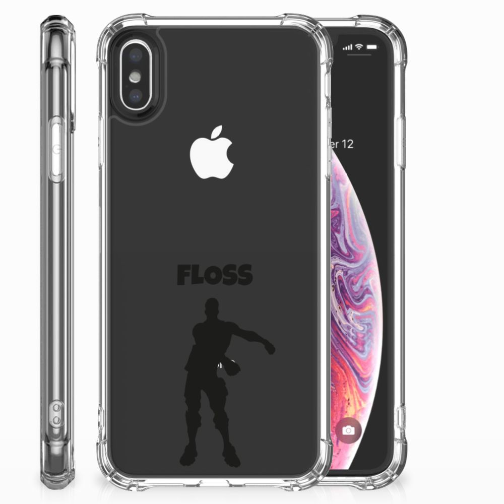 Apple iPhone Xs Max Stevig Bumper Hoesje Floss