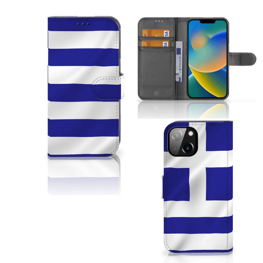 Apple iPhone 14 Bookstyle Case Griekenland