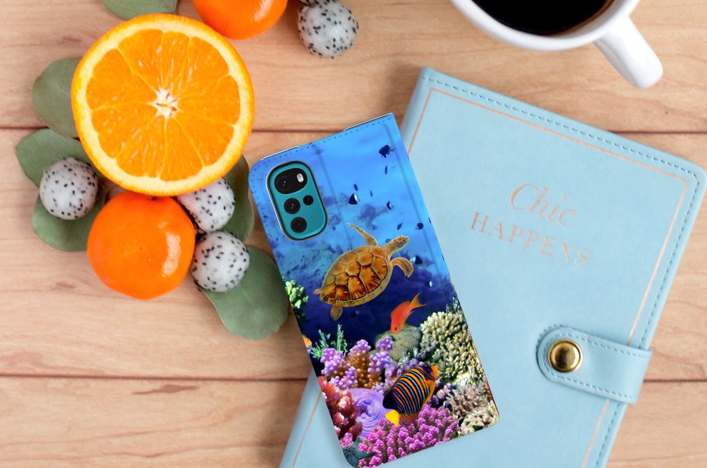 Motorola Moto G22 Hoesje maken Vissen - B2C Telecom
