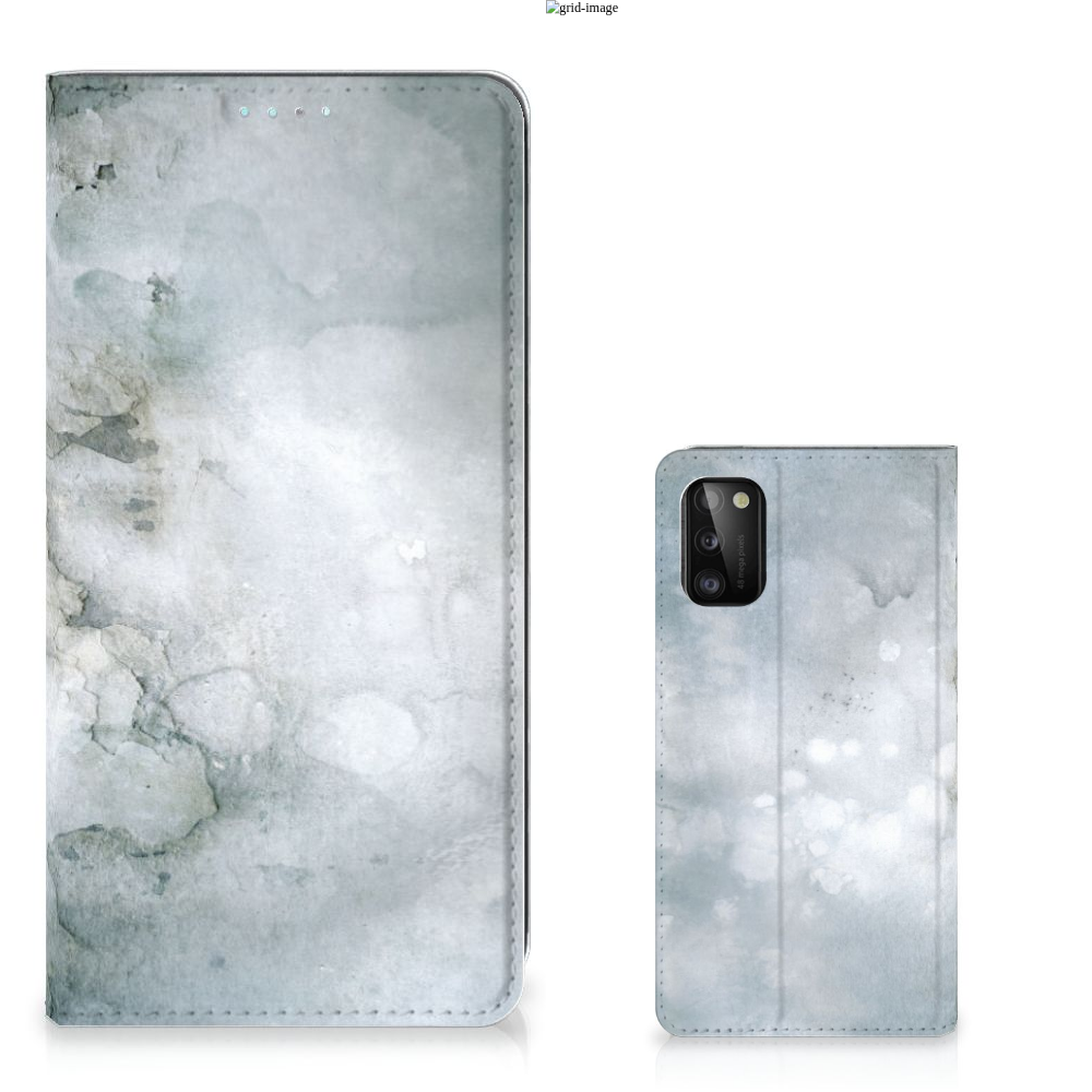 Bookcase Samsung Galaxy A41 Painting Grey - B2C Telecom