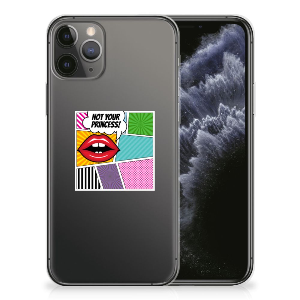 Apple iPhone 11 Pro Silicone Back Cover Popart Princess