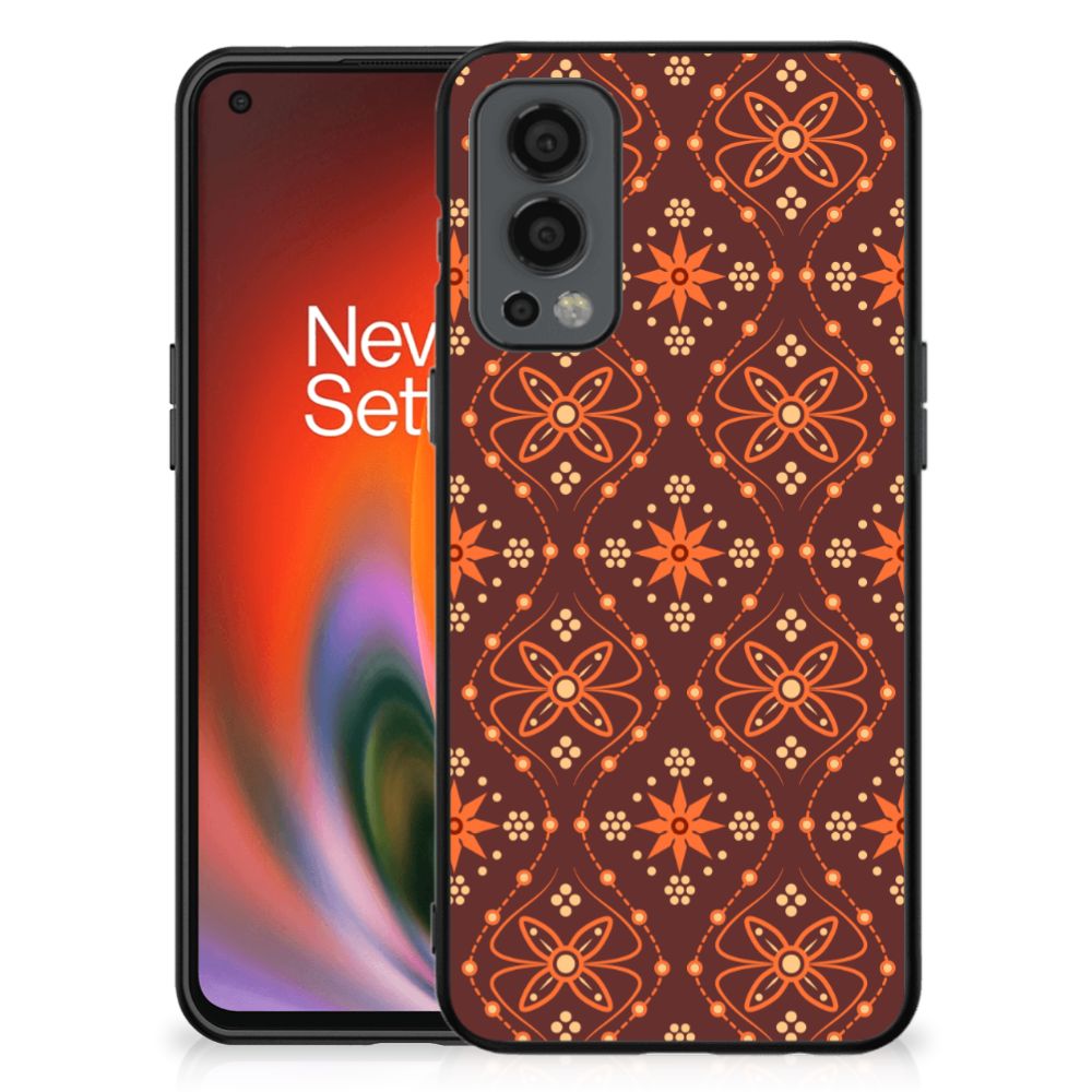 OnePlus Nord 2 Back Case Batik Brown