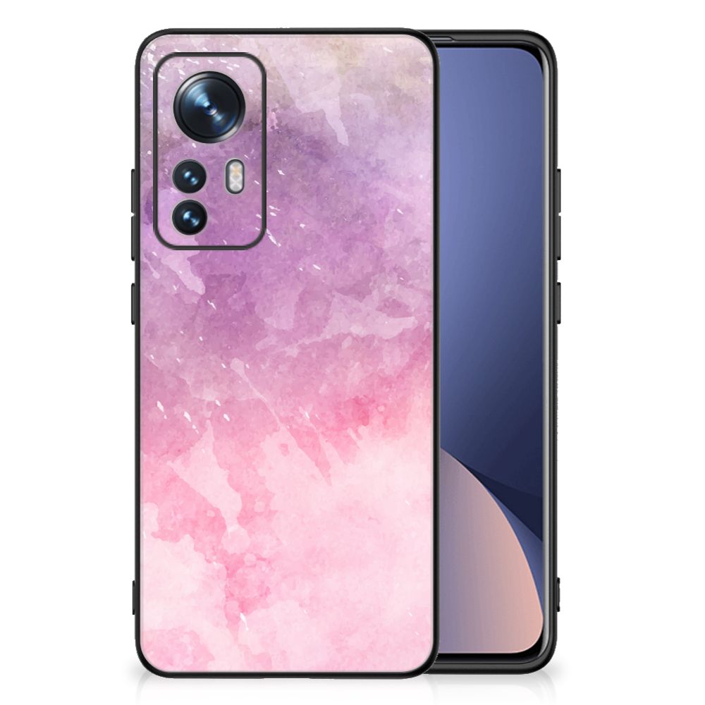 Kleurrijke Telefoonhoesje Xiaomi 12 | 12X Pink Purple Paint B2C Telecom