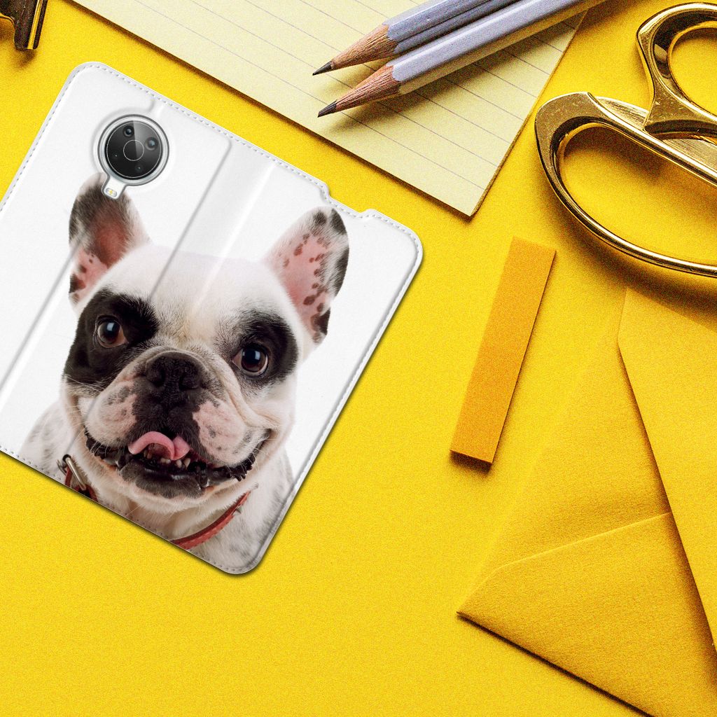 Nokia G10 | G20 Hoesje maken Franse Bulldog - B2C Telecom