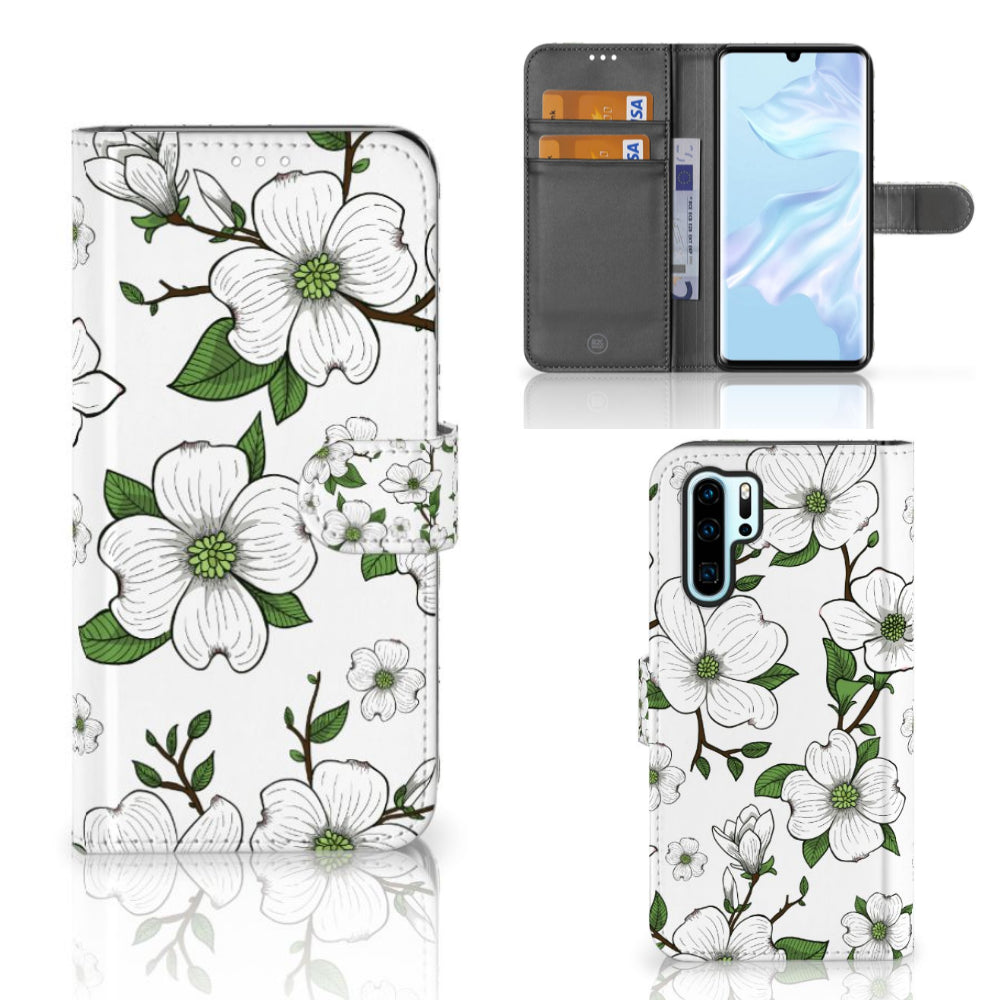 Huawei P30 Pro Hoesje Dogwood Flowers