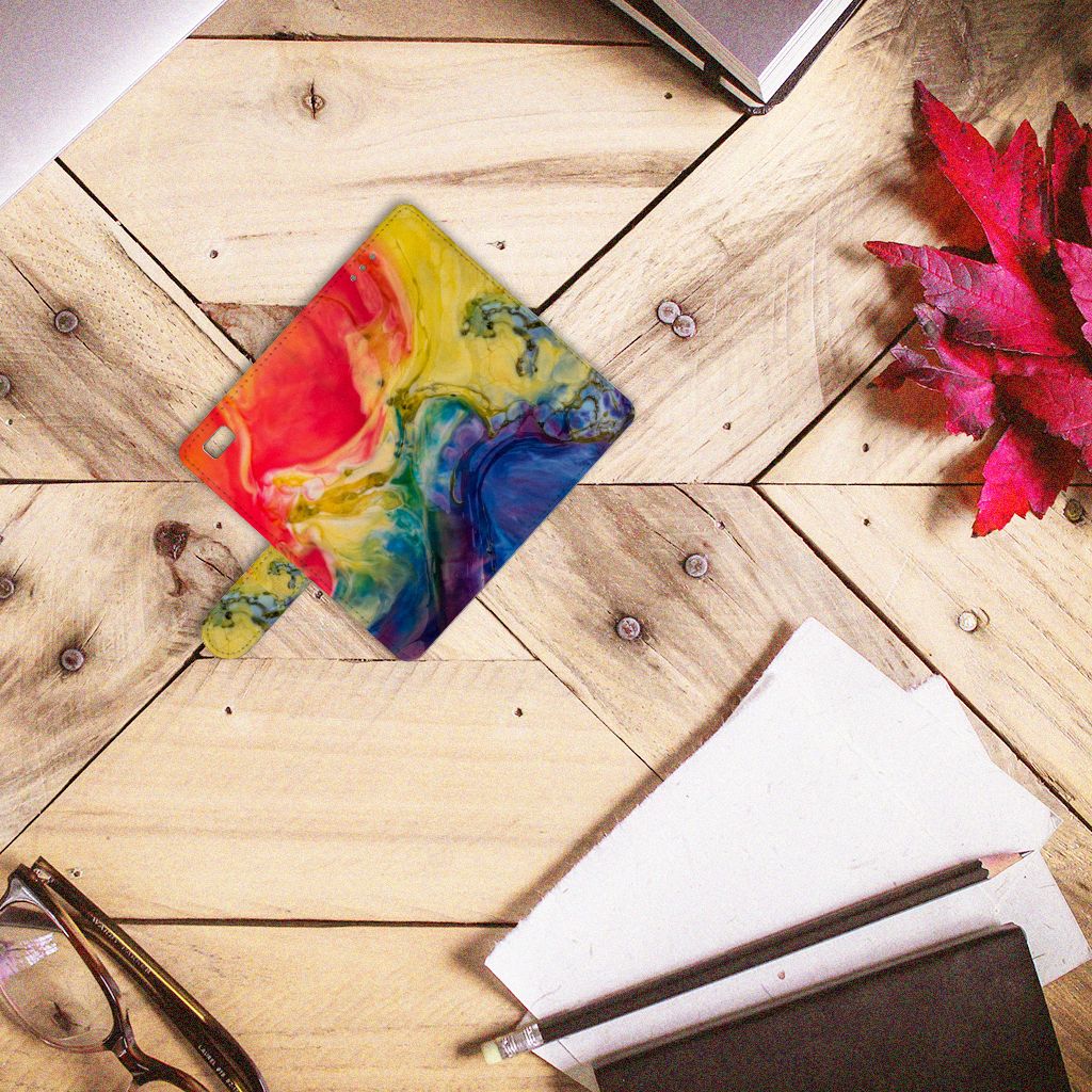 Hoesje Huawei Ascend P8 Lite Watercolor Dark