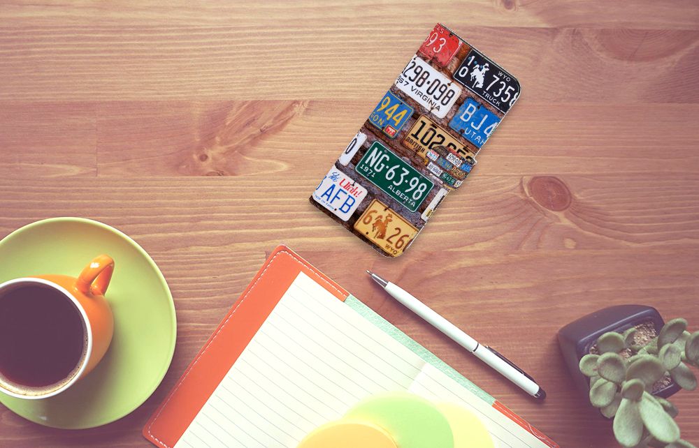 Motorola Moto E32 | Moto E32s Telefoonhoesje met foto Kentekenplaten