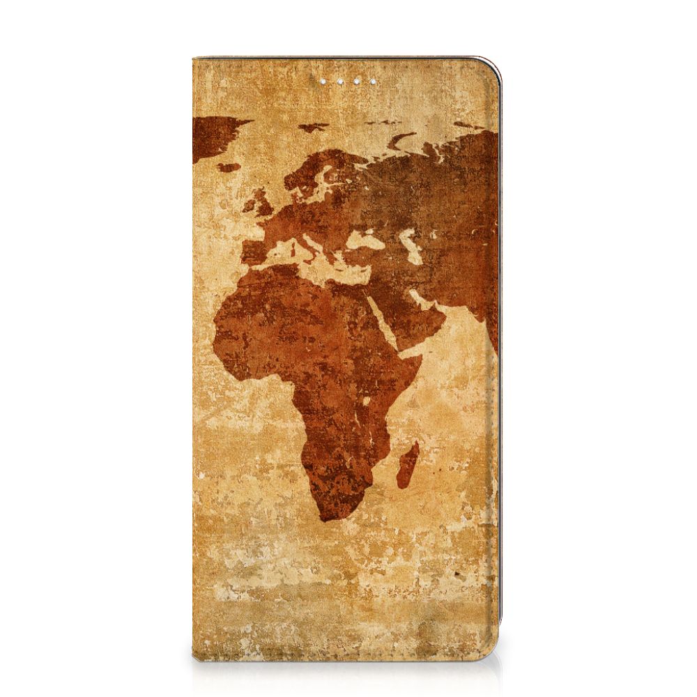 Samsung Galaxy S20 FE Book Cover Wereldkaart - B2C Telecom