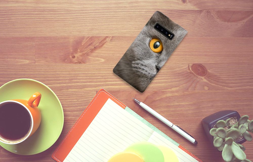 Hoesje maken Samsung Galaxy S10 Plus Britse Korthaar