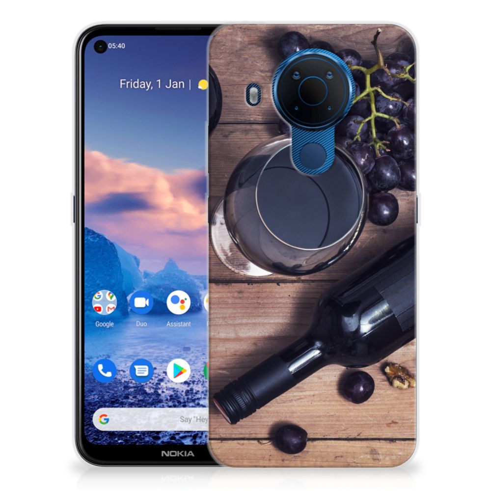 Nokia 5.4 Siliconen Case Wijn