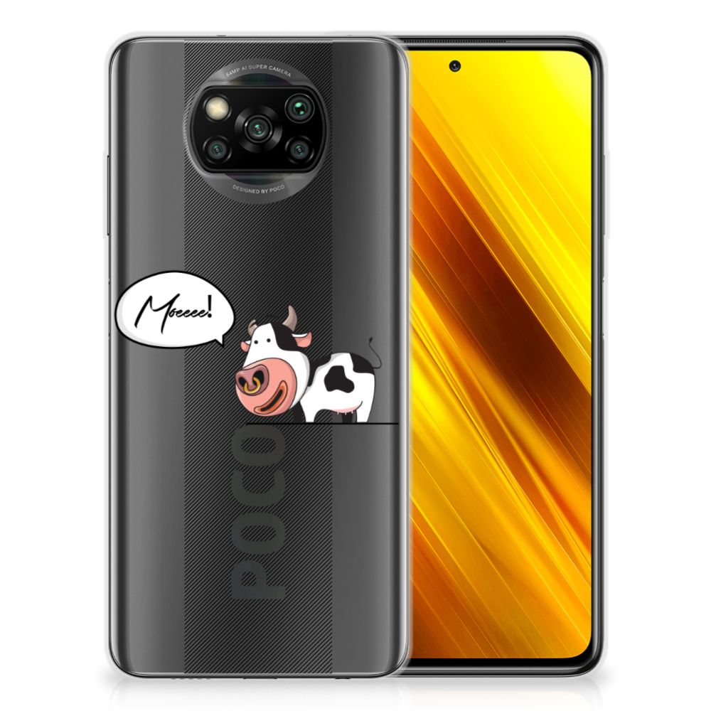 Xiaomi Poco X3 | Poco X3 Pro Telefoonhoesje met Naam Cow B2C Telecom