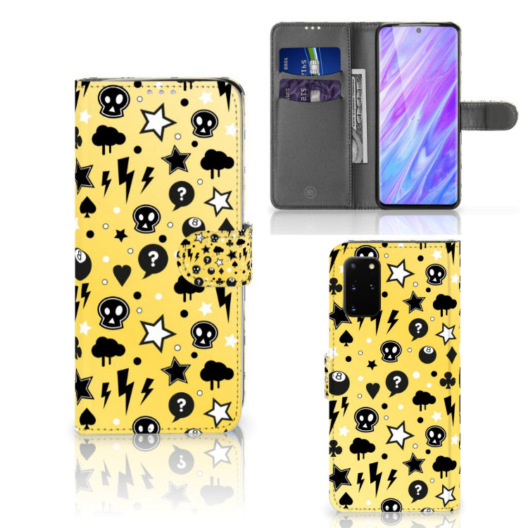 Telefoonhoesje met Naam Samsung Galaxy S20 Plus Punk Geel
