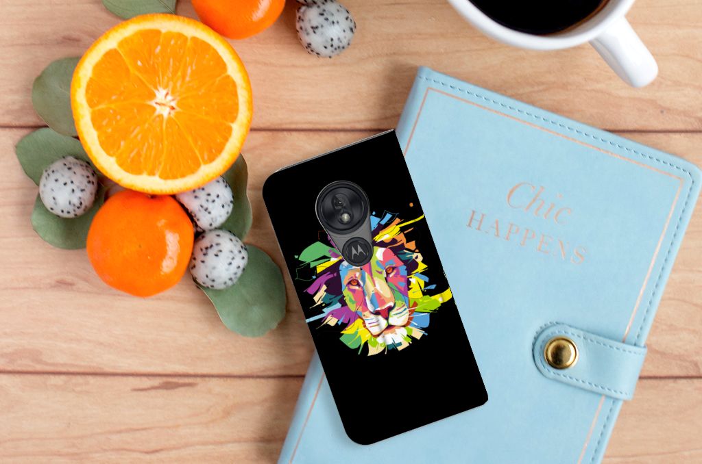 Motorola Moto G7 Play Magnet Case Lion Color - B2C Telecom