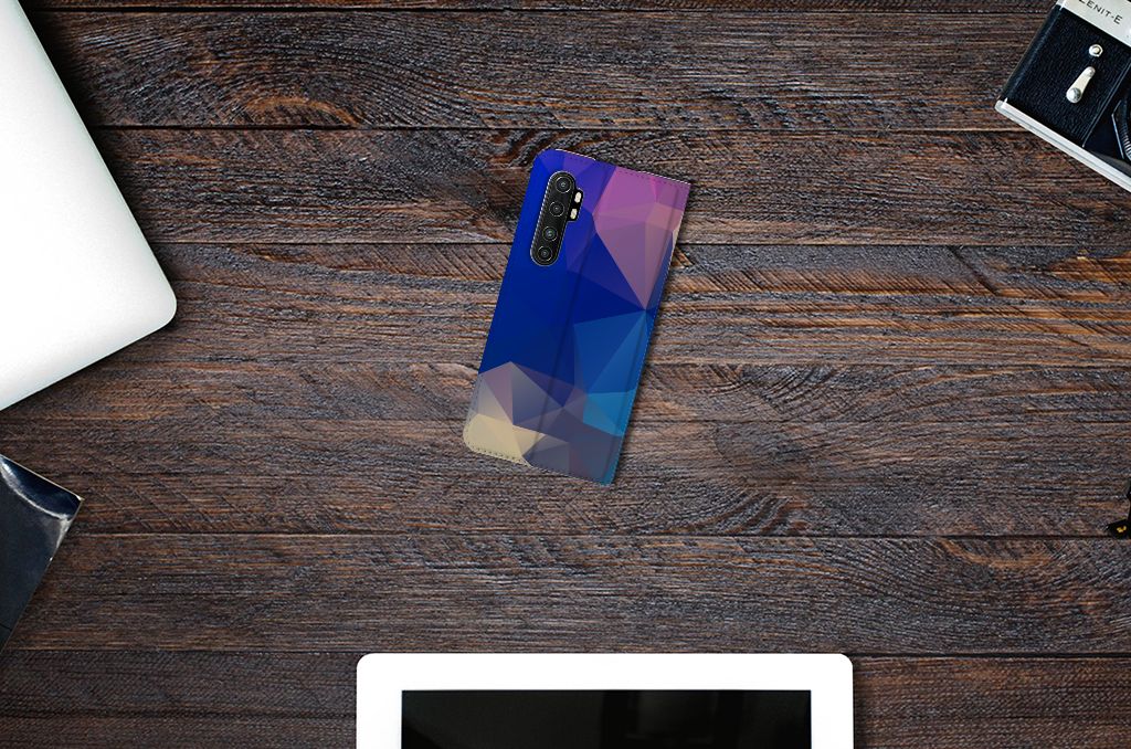 Xiaomi Mi Note 10 Lite Stand Case Polygon Dark - B2C Telecom