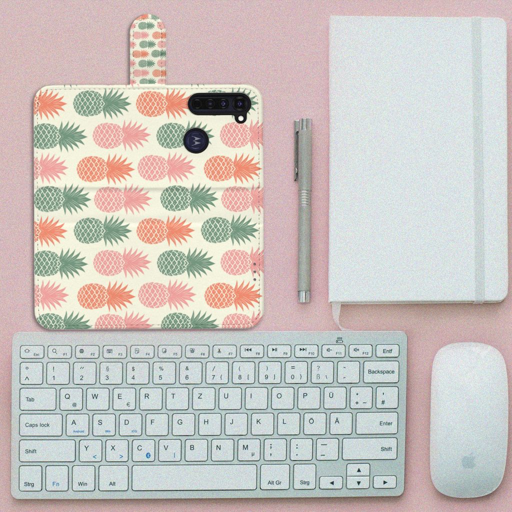 Motorola Moto G Pro Book Cover Ananas