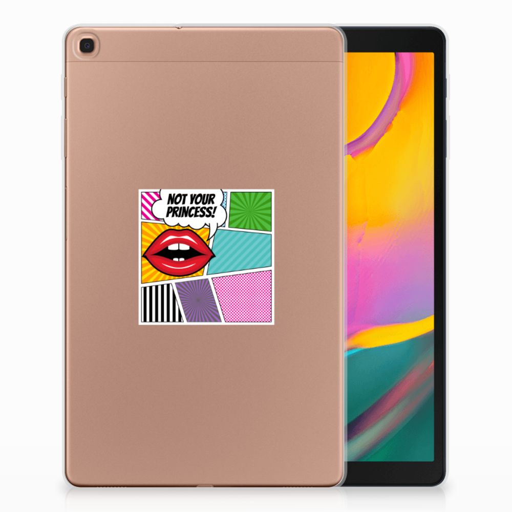 Samsung Galaxy Tab A 10.1 (2019) Leuke Siliconen Hoes Popart Princess