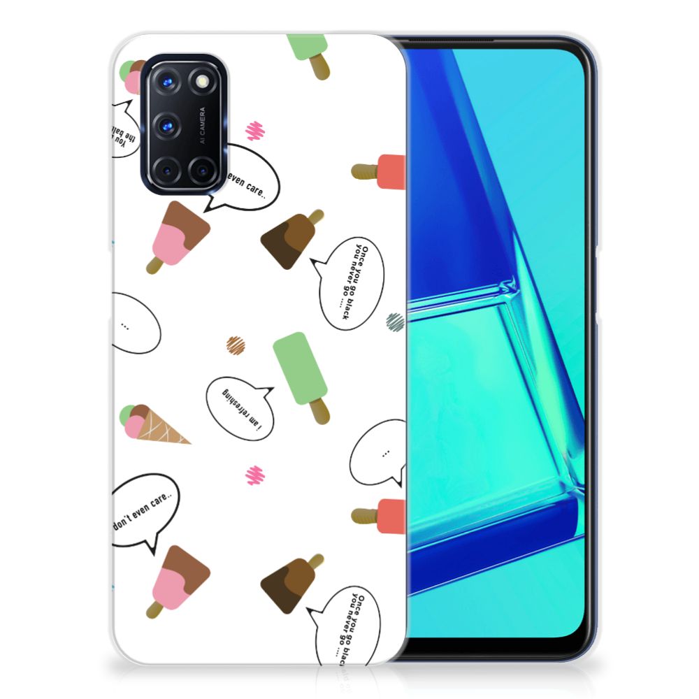 OPPO A52 | A72 Siliconen Case IJsjes