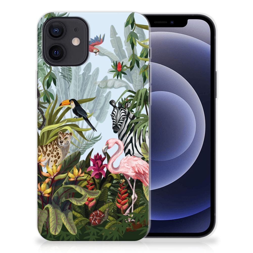 TPU Hoesje voor iPhone 12 | 12 Pro (6.1") Jungle