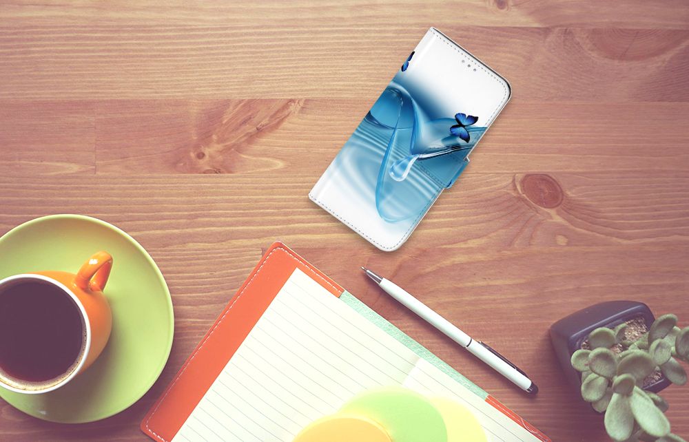 Samsung Galaxy A31 Telefoonhoesje met Pasjes Vlinders
