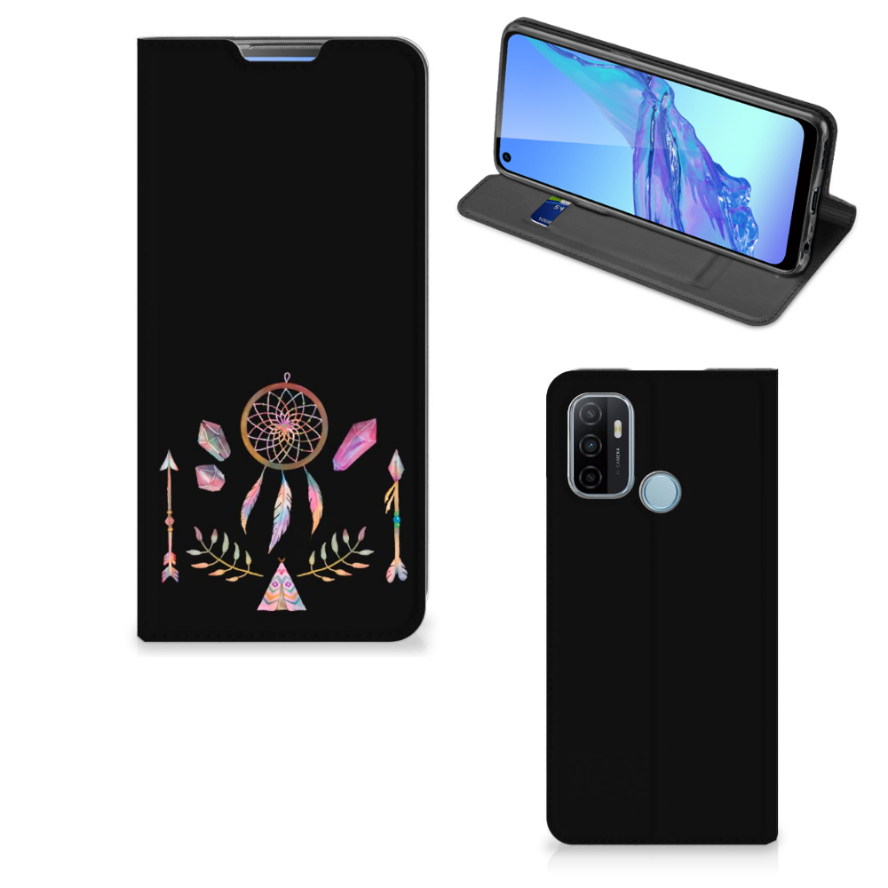 OPPO A53 | A53s Magnet Case Boho Dreamcatcher - B2C Telecom