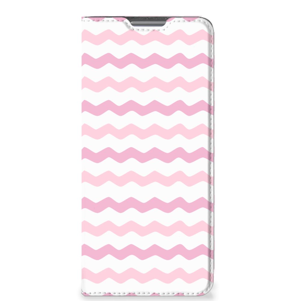 Xiaomi 12 Pro Hoesje met Magneet Waves Roze - B2C Telecom
