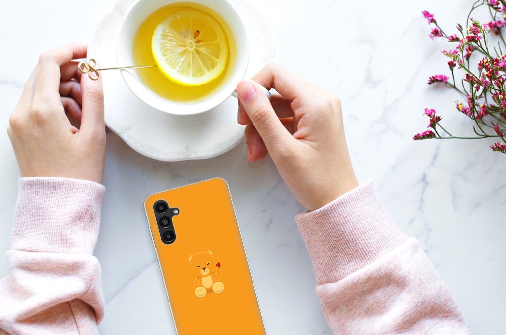 Samsung Galaxy A13 | A04s Telefoonhoesje met Naam Baby Beer B2C Telecom