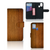 Samsung Galaxy M31 Book Style Case Donker Hout
