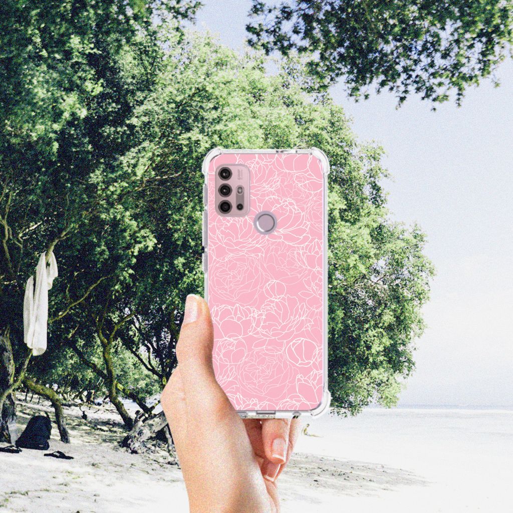 Motorola Moto G30 | G20 | G10 Case White Flowers B2C Telecom