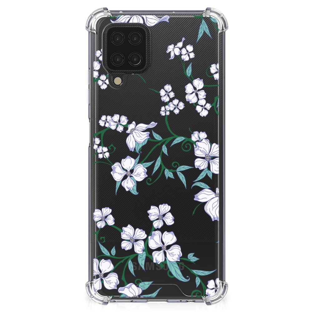 Samsung Galaxy A12 Uniek Case Blossom White - B2C Telecom