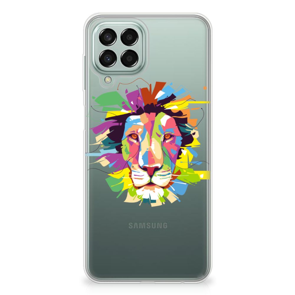 Samsung Galaxy M33 Telefoonhoesje met Naam Lion Color B2C Telecom