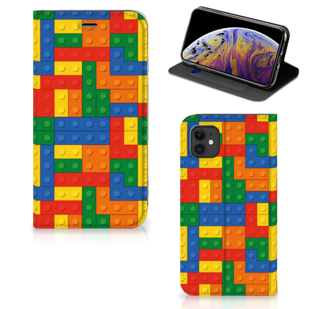 Apple iPhone 11 Hoesje met Magneet Blokken